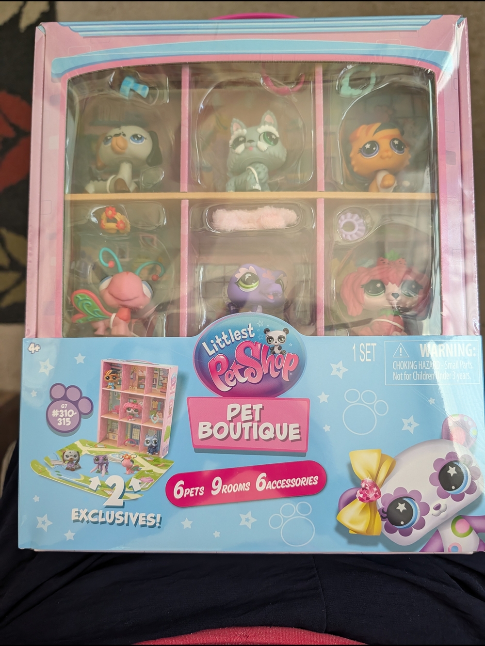 Littlest Pet Shop Pet Boutique Playset - 6 Pets,9 Rooms, & 6 Accessories - LPS